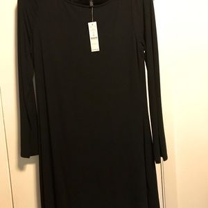 Long sleeve knit dress